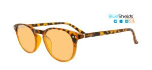 BlueShields Eyewear (beeldscherm/lees)bril | mat bruin caramel