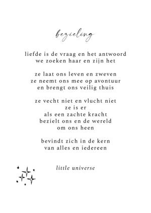 Kaart 'Bezieling'