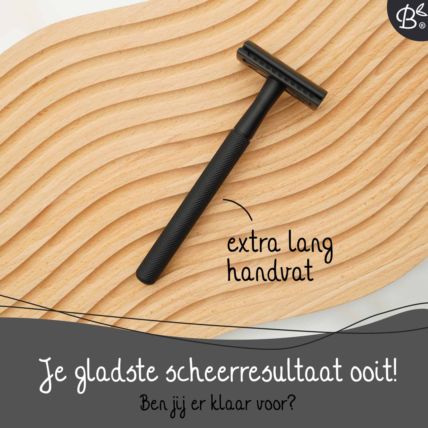 Bamboozy Safety Razor mat zwart - Afbeelding 6