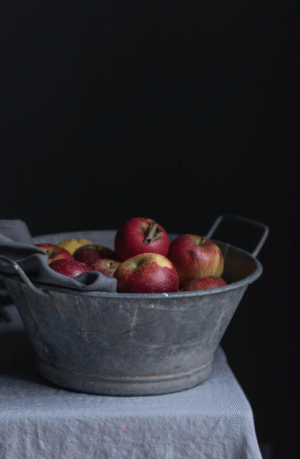 Natural Soft Linen tafelkleed Graphite Grey