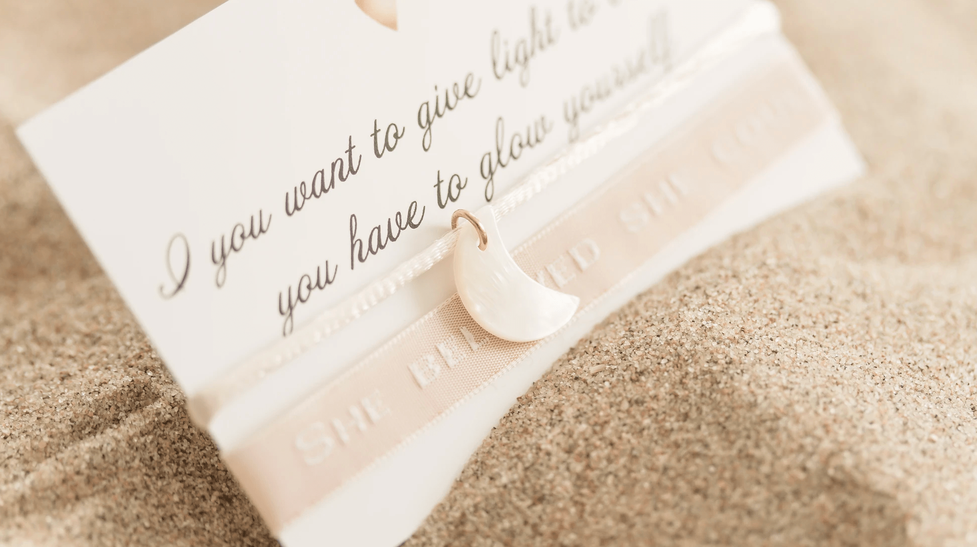 Armbanden set | If you want to give light to others you have to glow yourself - Afbeelding 2