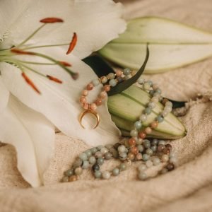 Playfulness Mala - amazoniet en zonnesteen