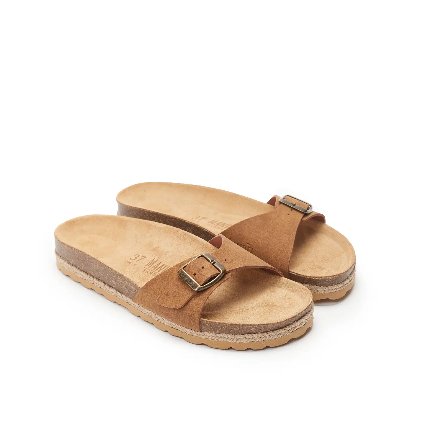 Mandel Cognacbrown Sandel - made with eco-leather