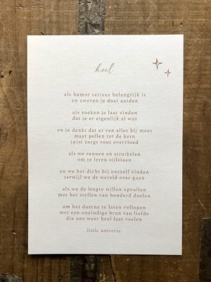 Print A4 'Heel'