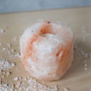 BE Zoutsteen Waxine lichthouder